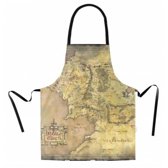 Delantal mapa el señor de los anillos packaging carton
