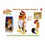 Peluche musical la granja de zenón gallo bartolito