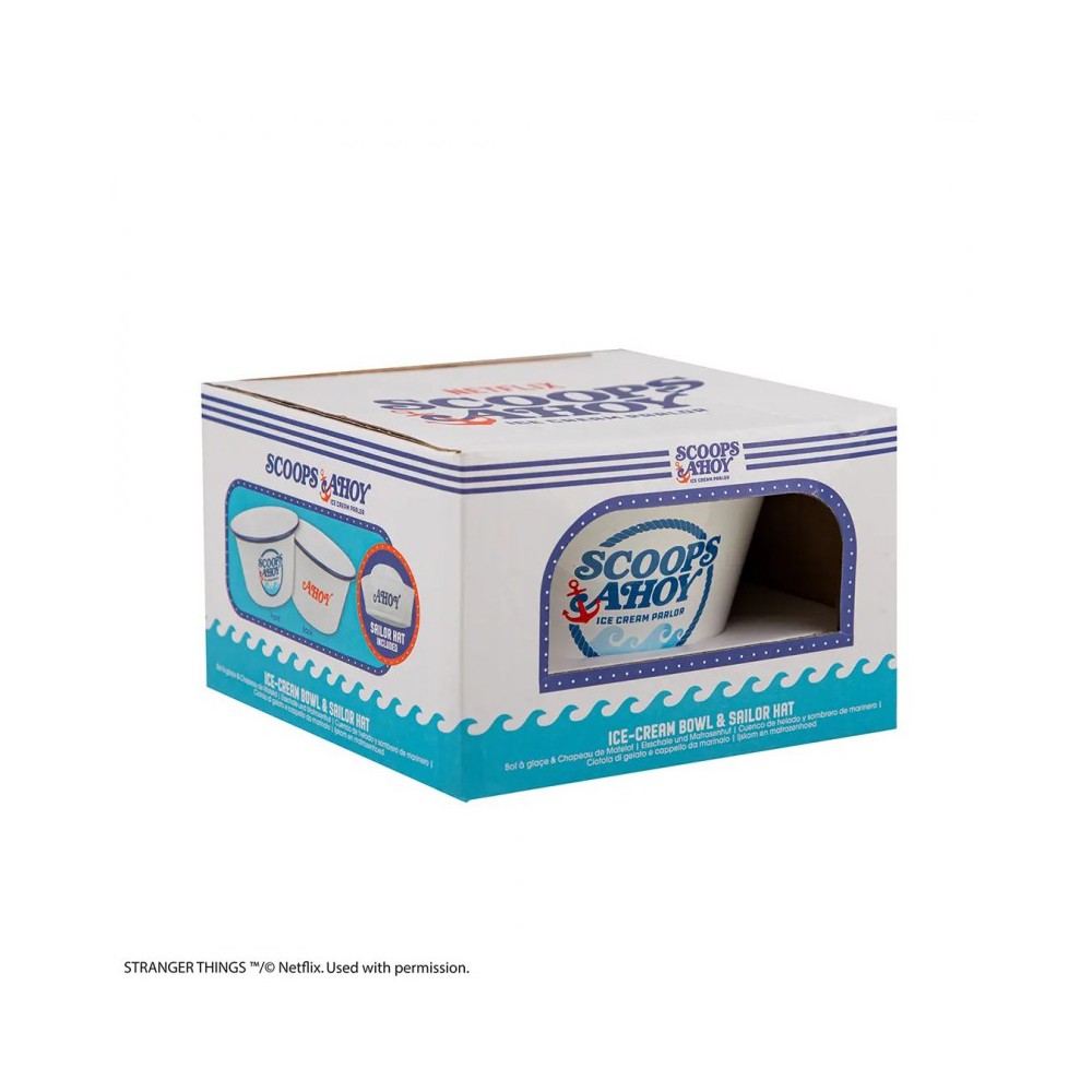 Tarrina de helado cinereplicas stranger things scoops ahoy