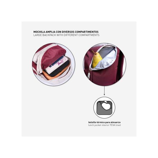 Mochila escolar grande cerdá harry potter gryffindor 44 cm