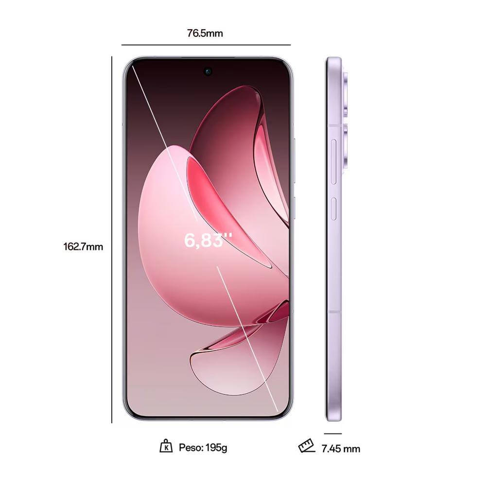 Movil oppo reno 13 pro 5g 12 - 512gb purpura