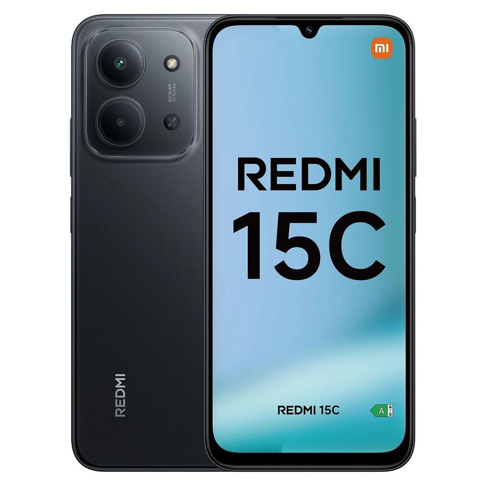 Movil smartphone xiaomi redmi 15c 4 - 128gb negro
