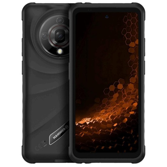 Telefono movil smartphone rugerizado hammer iron 6 5g - 6gb - 128gb - 6.56 pulgadas - negro