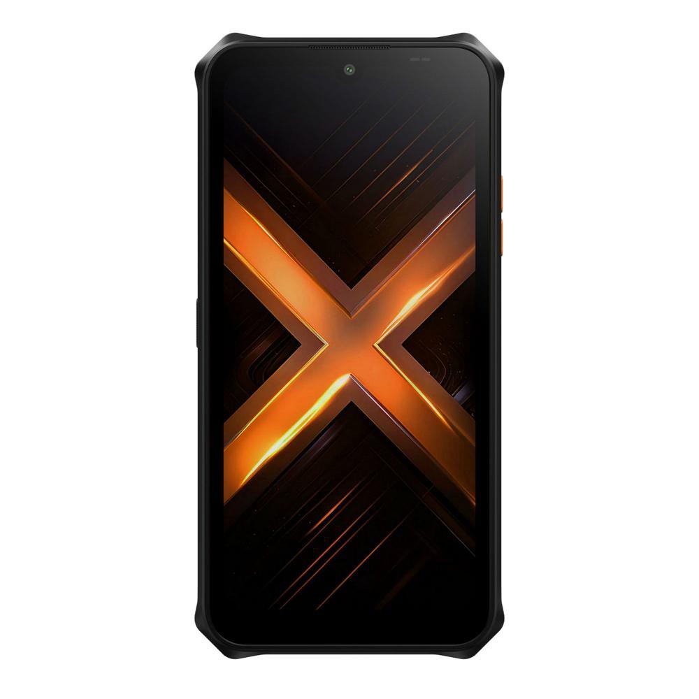 Telefono movil smartphone rugerizado hammer energy x2 5g - 6gb -  128gb -  6 pulgadas -  negro - naranja