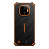 Telefono movil smartphone rugerizado hammer energy x2 5g - 6gb -  128gb -  6 pulgadas -  negro - naranja