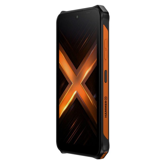 Telefono movil smartphone rugerizado hammer energy x2 5g - 6gb -  128gb -  6 pulgadas -  negro - naranja