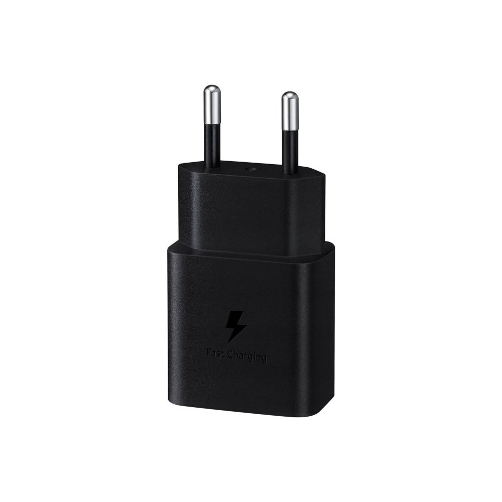 Cargador samsung ep - t1510 usb tipo c  negro + cable usb tipo c 15w