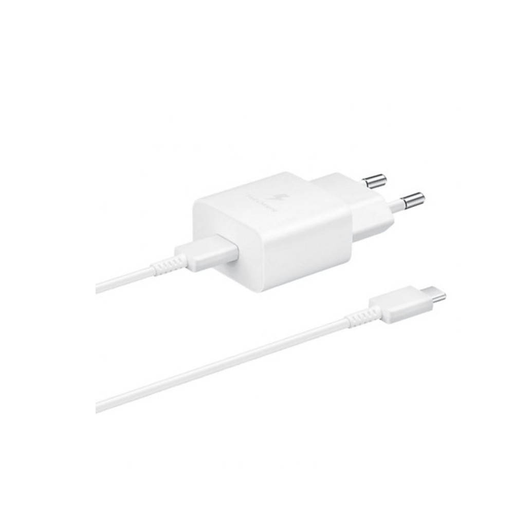Cargador samsung ep - t1510xwegeu usb - c 15w + cable usb - c blanco