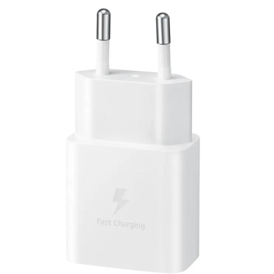 Cargador samsung ep - t1510xwegeu usb - c 15w + cable usb - c blanco