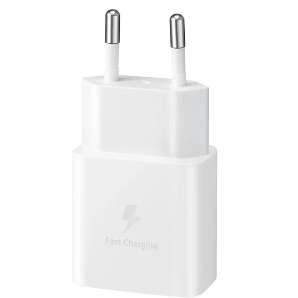 Cargador samsung ep - t1510xwegeu usb - c 15w + cable usb - c blanco