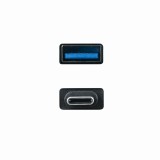 Adaptador usb a a usb c nanocable negro - hembra -  macho