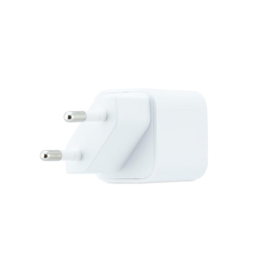 Cargador usb de pared coolbox 20w usb tipo a - usb tipo c