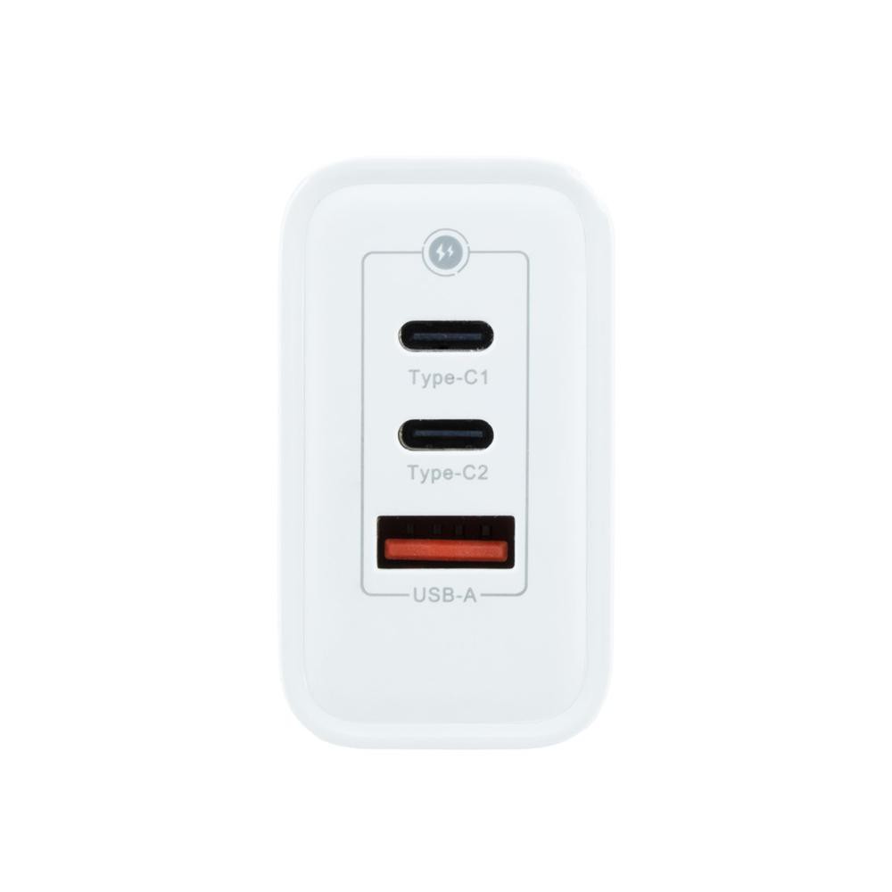 Cargador usb de pared coolbox 65w 2 x usb tipo c - usb tipo a