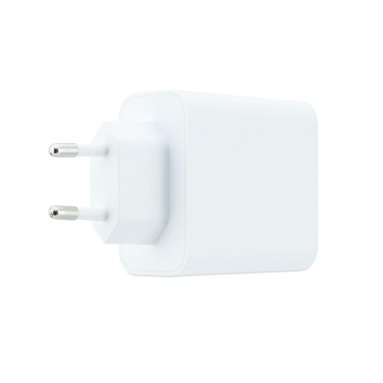 Cargador usb de pared coolbox 65w 2 x usb tipo c - usb tipo a