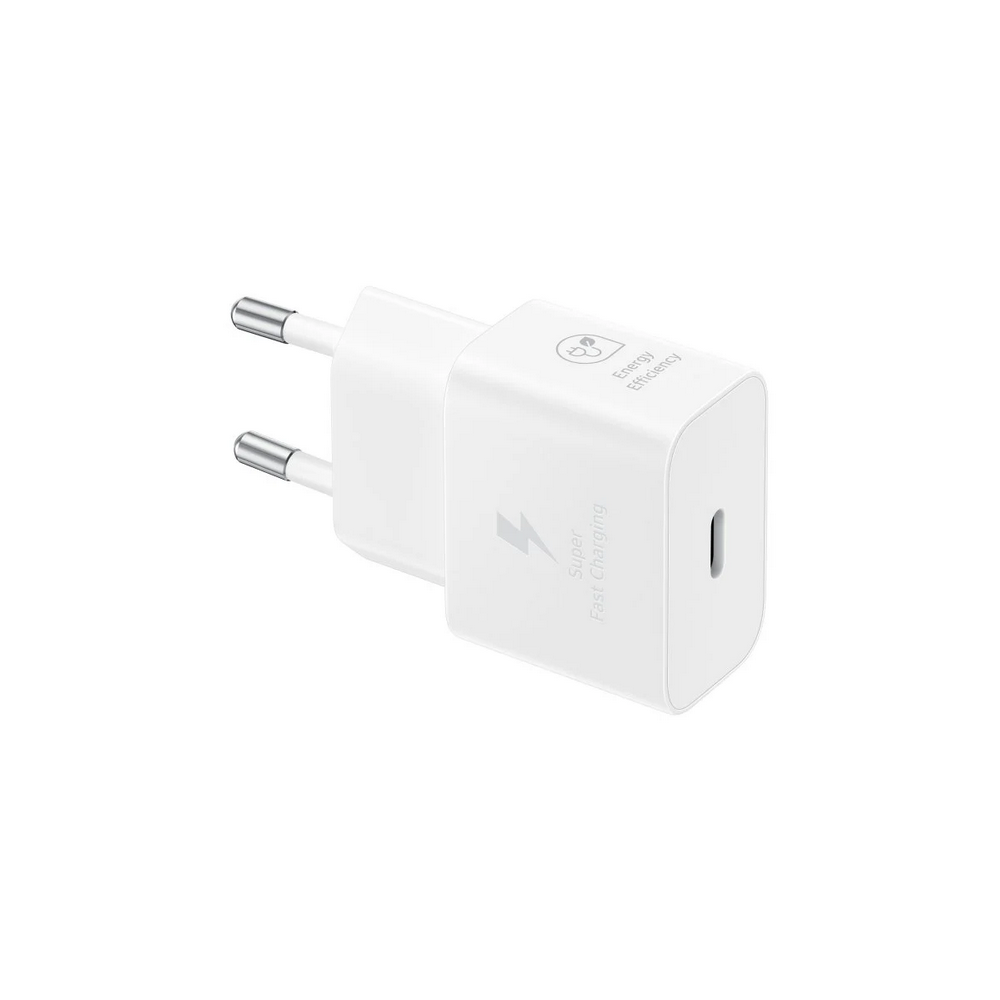 Cargador samsung ep - t2510xwegeu usb tipo c blanco 25w cable incluido