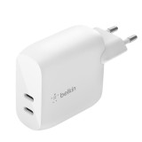 Cargador belkin wcb006vfwh 40w 2x usb tipo c blanco