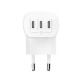 Cargador belkin wcc002vfwh 67w 3x usb tipo c blanco