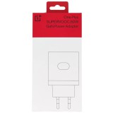 Cargador one plus supervoc 80w usb tipo c blanco