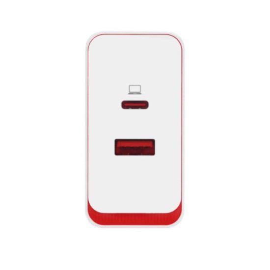 Cargador one plus supervoc 100w 1xusb tipo c 1x usb tipo a blanco