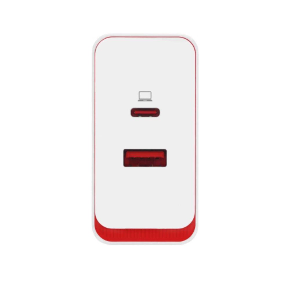 Cargador one plus supervoc 100w 1xusb tipo c 1x usb tipo a blanco