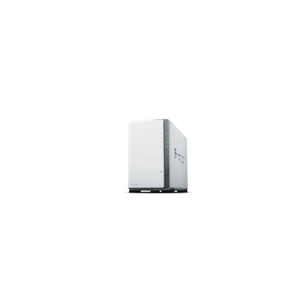 Servidor nas synology disk station  ds223j 1gb 2 bahias raid ethernet gigabit