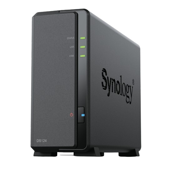 Servidor nas synology disk station ds124 1gb 1 bahias gigabit ethernet
