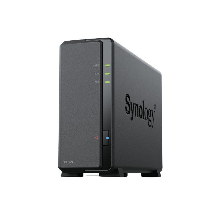 Servidor nas synology disk station ds124 1gb 1 bahias gigabit ethernet