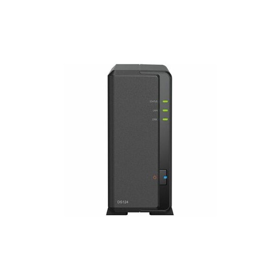 Servidor nas synology disk station ds124 1gb 1 bahias gigabit ethernet