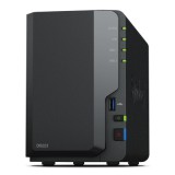 Servidor nas synology disk station ds223 2bay 1.7 ghz qc 2gb ddr 4 1 x gbe 3x usb 3.2