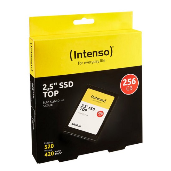 Disco duro interno solido ssd intenso top performance 256gb 2.5 pulgadas sata3