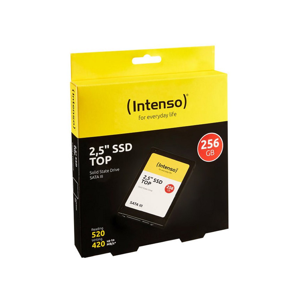 Disco duro interno solido ssd intenso top performance 256gb 2.5 pulgadas sata3