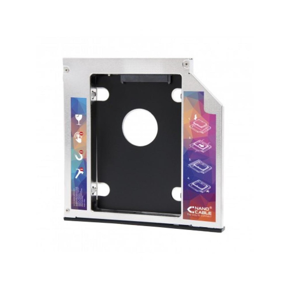 Adaptador disco duro nanocable de 9.5mm para unidad óptica portátil de 12.7mm