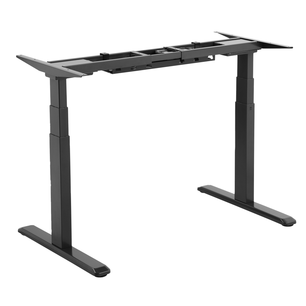 Signa estructura ajustable para escritorio doble motor y 3 segmentos negra