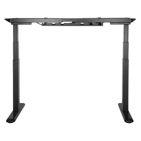 Signa estructura ajustable para escritorio doble motor y 3 segmentos negra