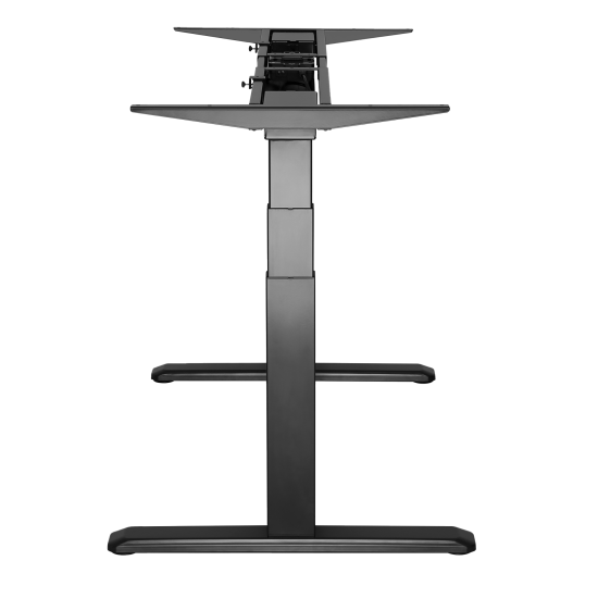 Signa estructura ajustable para escritorio doble motor y 3 segmentos negra