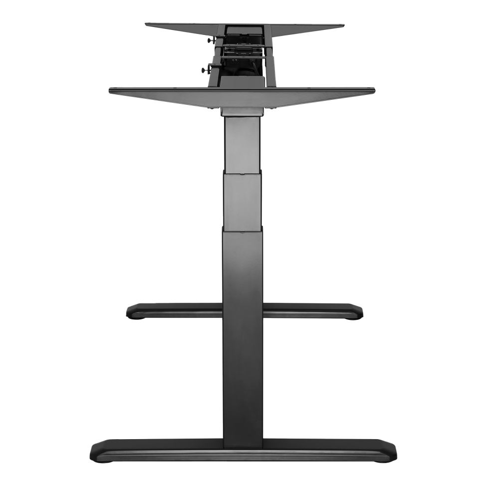 Signa estructura ajustable para escritorio doble motor y 3 segmentos negra