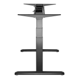 Signa estructura ajustable para escritorio doble motor y 3 segmentos negra