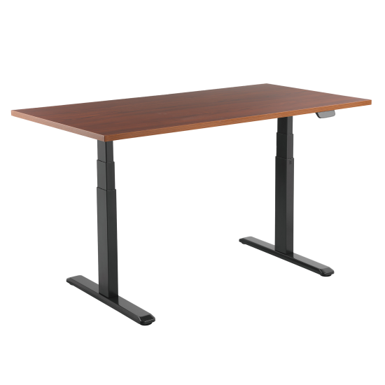 Signa estructura ajustable para escritorio doble motor y 3 segmentos negra