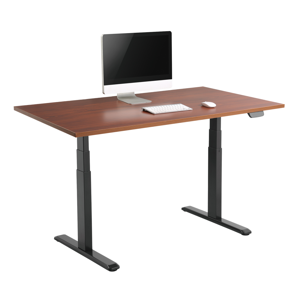 Signa estructura ajustable para escritorio doble motor y 3 segmentos negra