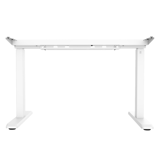 Signa estructura ajustable para escritorio doble motor y 3 segmentos blanca