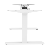 Signa estructura ajustable para escritorio doble motor y 3 segmentos blanca