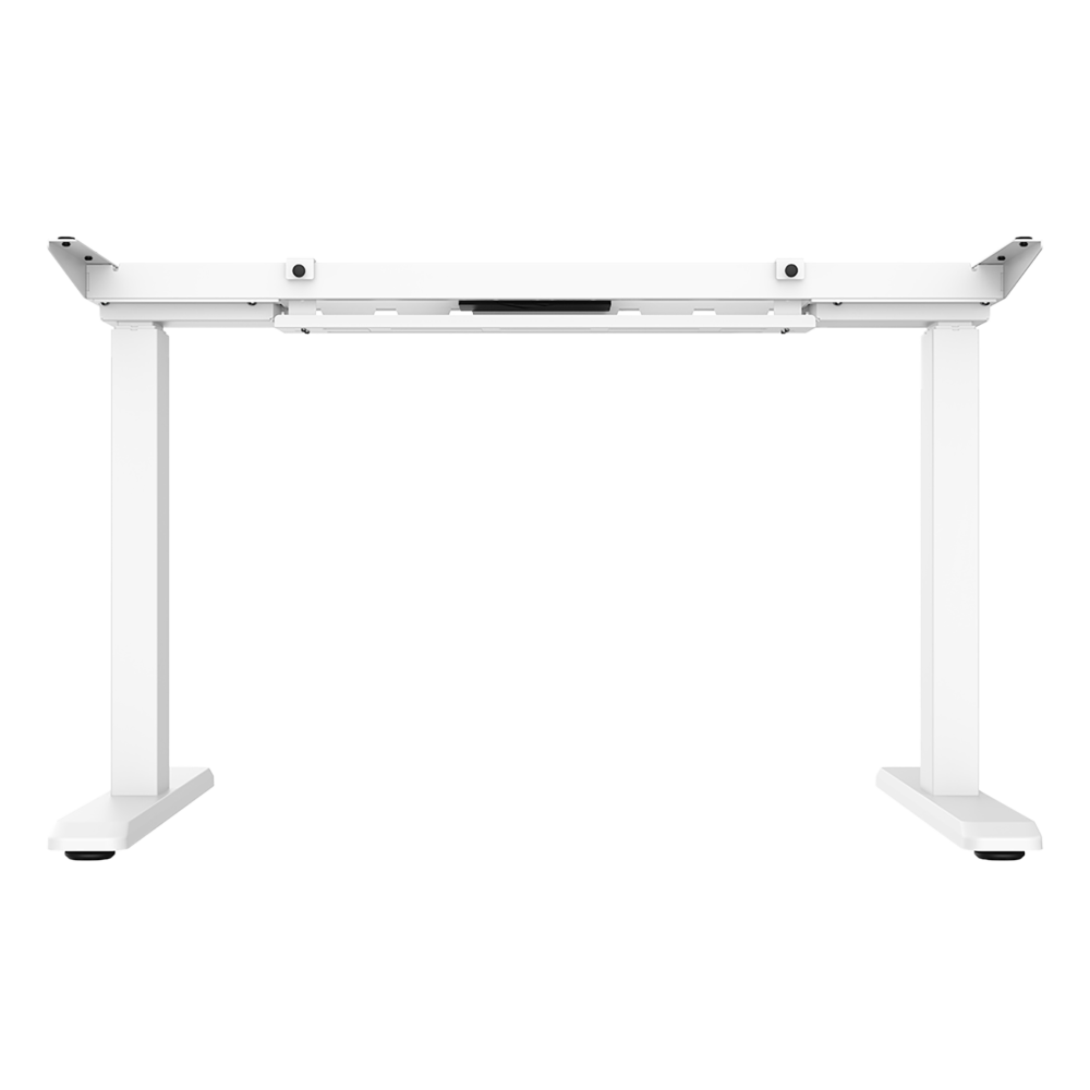Signa estructura ajustable para escritorio doble motor y 3 segmentos blanca