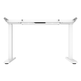 Signa estructura ajustable para escritorio doble motor y 3 segmentos blanca