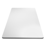 Nature tablero madera mdf blanco 150 x 75 cm