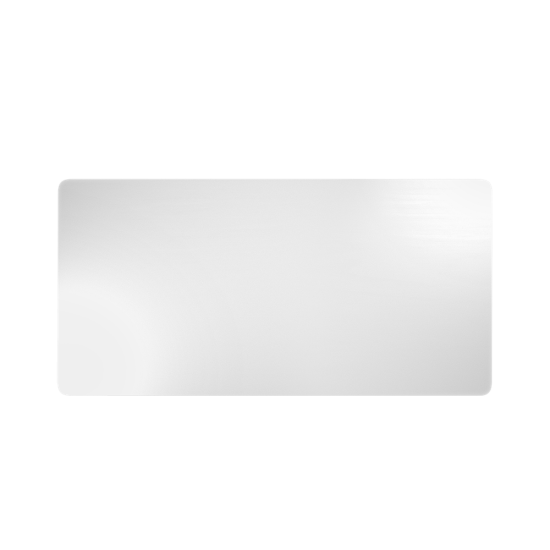 Nature tablero madera mdf blanco 150 x 75 cm