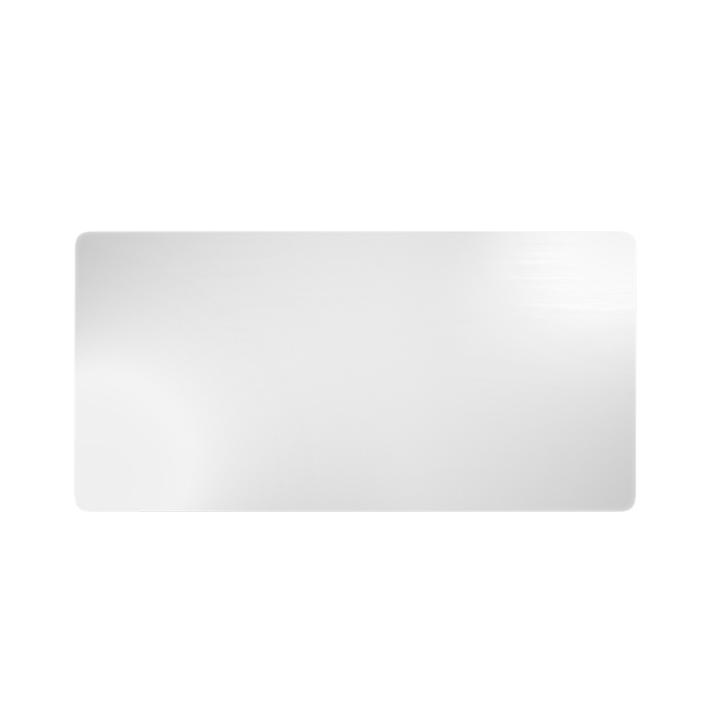 Nature tablero madera mdf blanco 150 x 75 cm