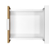 Cajonera phoenix artisan combinación blanca y madera natural