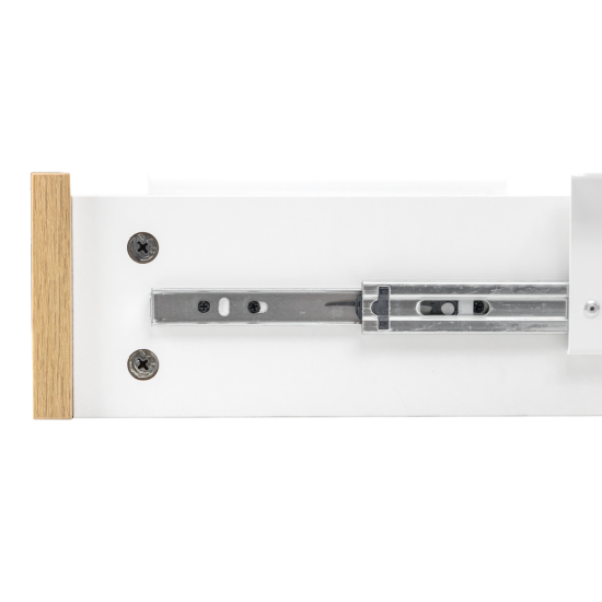 Cajon phoenix para escritorio artisan combinación blanco y madera natural