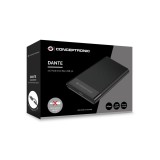 Caja externa 2.5 pulgadas usb - c conceptronic dante06b hasta 6gbs de 7mm hasta 9.5mm