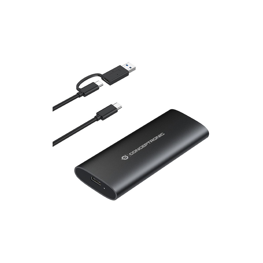 Caja externa conceptronic ssd m.2 para disco duro usb tipo c